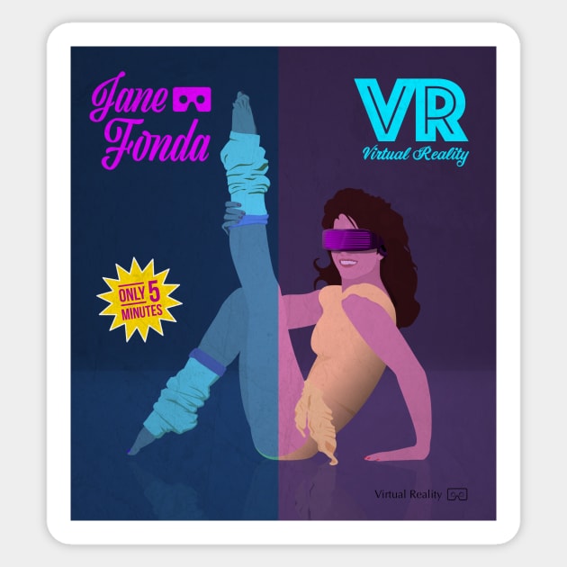 Virtual Reality Aerobic Sticker by Rafael-Azana